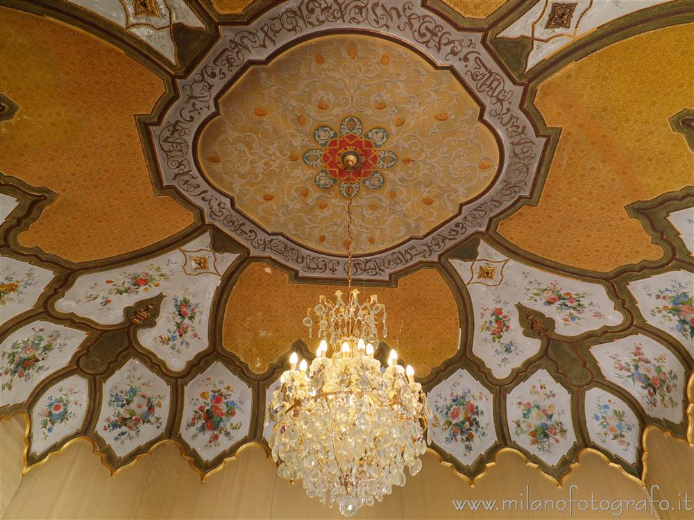 Desio (Milan, Italy) - Ceiling of the arabic hall of Villa Cusani Traversi Tittoni